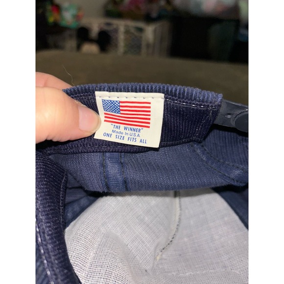 “The Winner” Made in America corduroy snapback hat - Picture 5 of 5